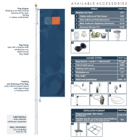 Stožár na vlajku EXECUTIV