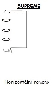 Stožár na vlajku SUPREME